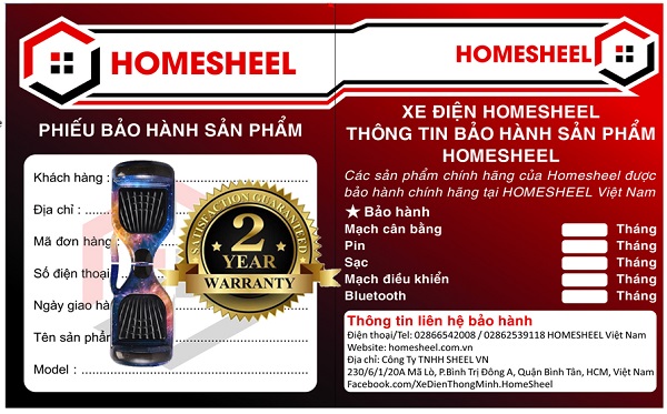 Xe điện cân bằng 2 bánh có phiếu bảo hành chính hãng