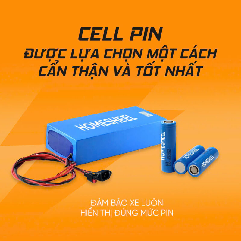 pin xe điên chính hãng homesheel sửa chữa pin xe điện