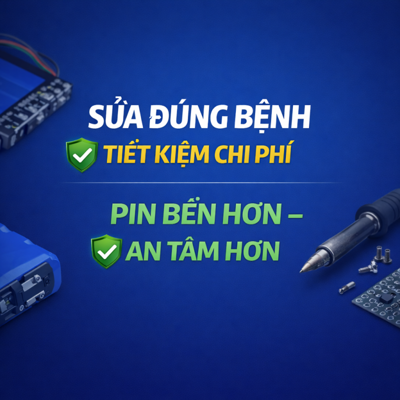 sửa pin xe điện tiết kiệm chi phí pin bền hơn an tâm hơn homesheel
