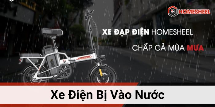 Xe điện bị vào nước