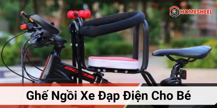 Ghế ngồi xe đạp điện cho bé chính hãng