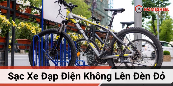 Vì sao sạc xe đạp điện không lên đèn đỏ?