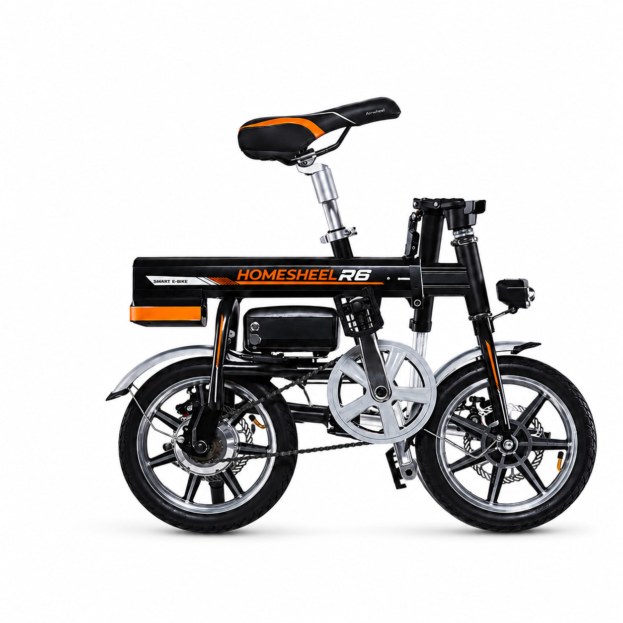 Xe đạp điện trợ lực HOMESHEEL R6 gấp gọn, quãng đường 40km, phù hợp đi học đi làm
