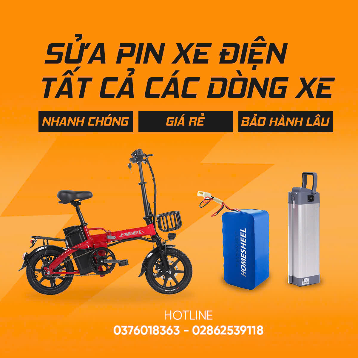 PIN XE DIEN CHINH HÃNG