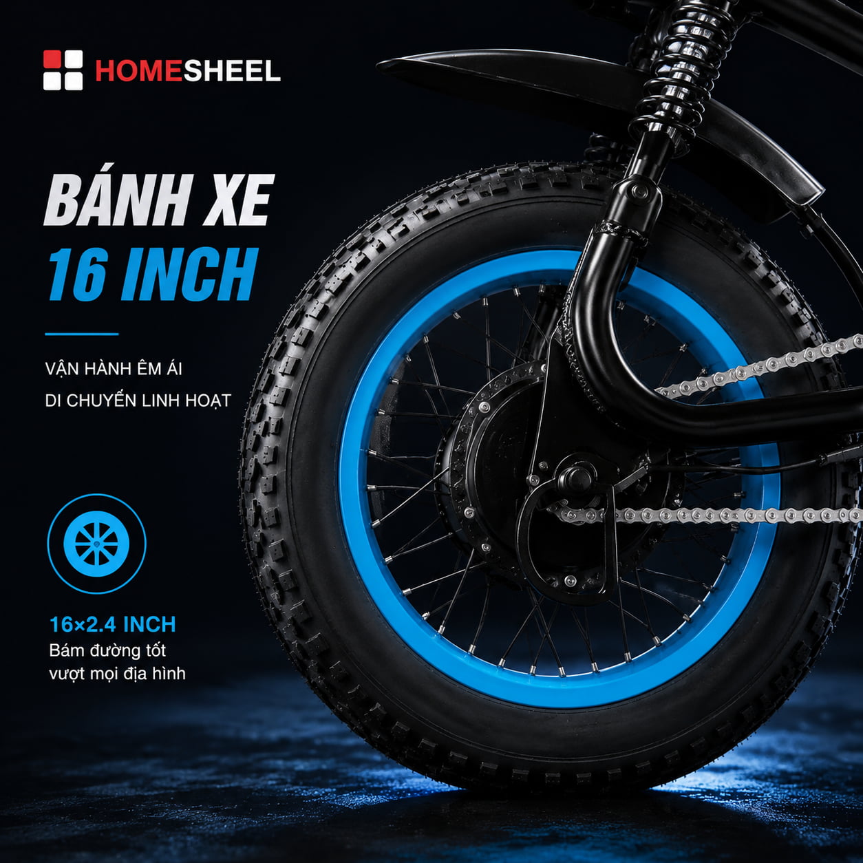 Xe đạp điện trợ lực HOMESHEEL AVDL A13 (7)