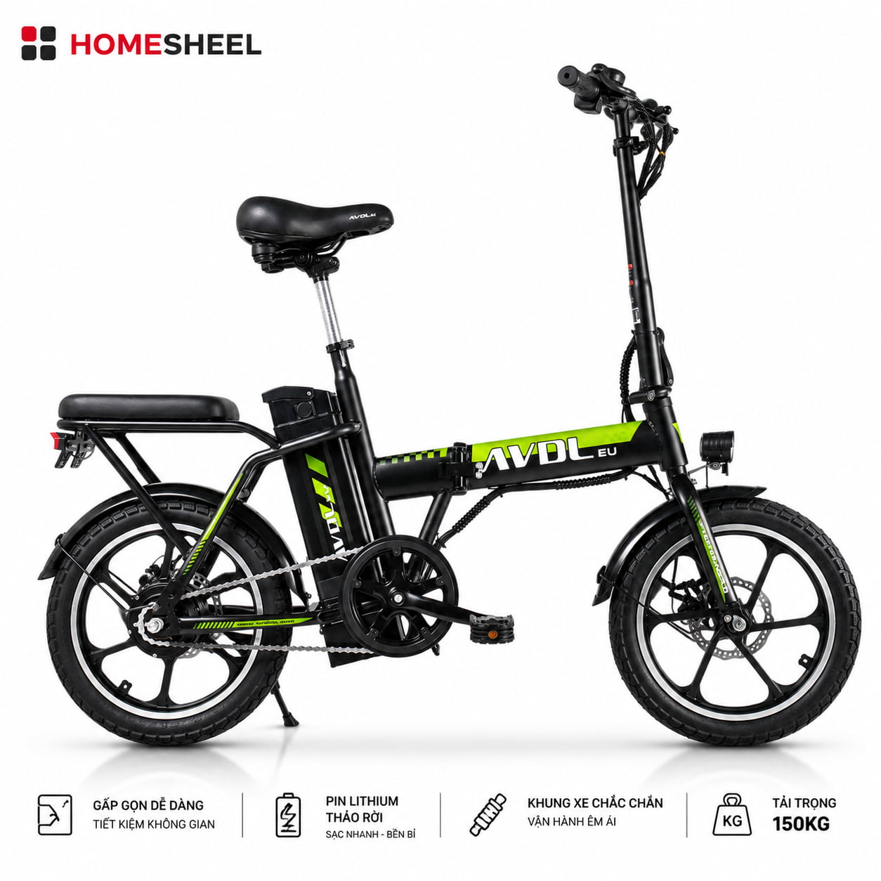 Xe đạp điện trợ lực Homesheel AVDL A10 (3)